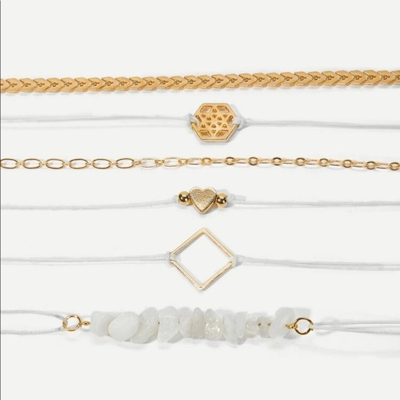 Stone & Heart Bracelet Set - Picture 5 of 5